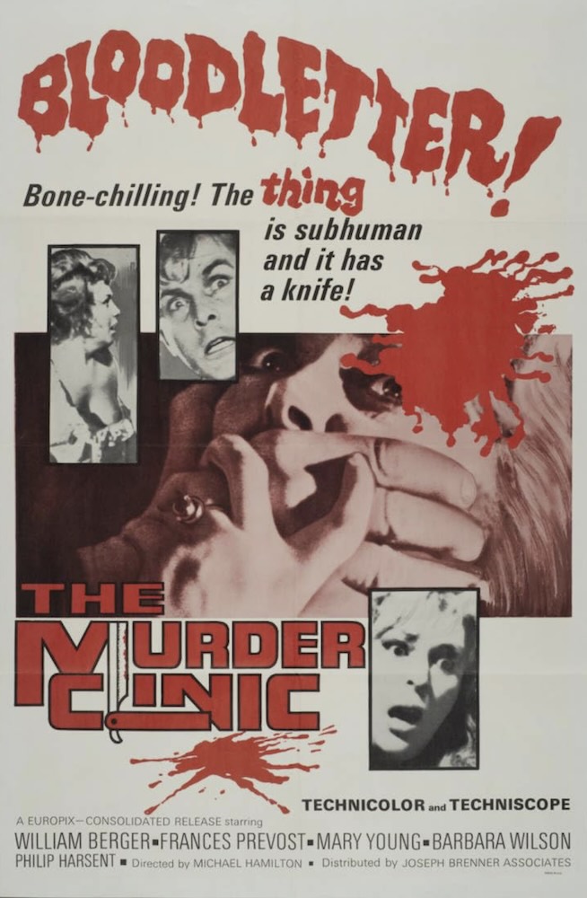 THE MURDER CLINIC (1966) Giallo movie review